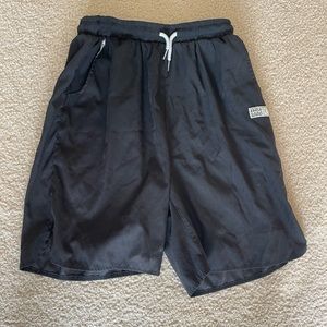 Black Rastic Shorts